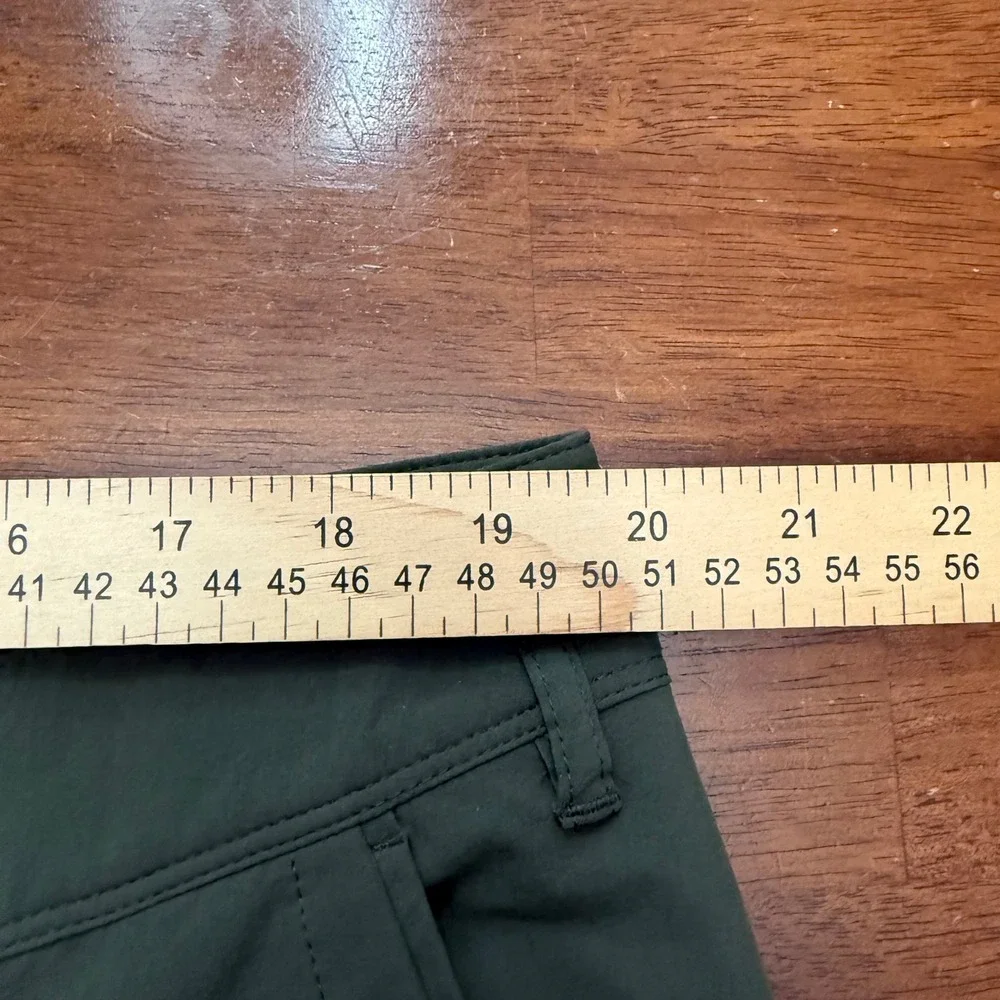 Rohan Riviera Trousers Mens 40R Green Insect Shield UPF 40+ Hiking Travel Pants